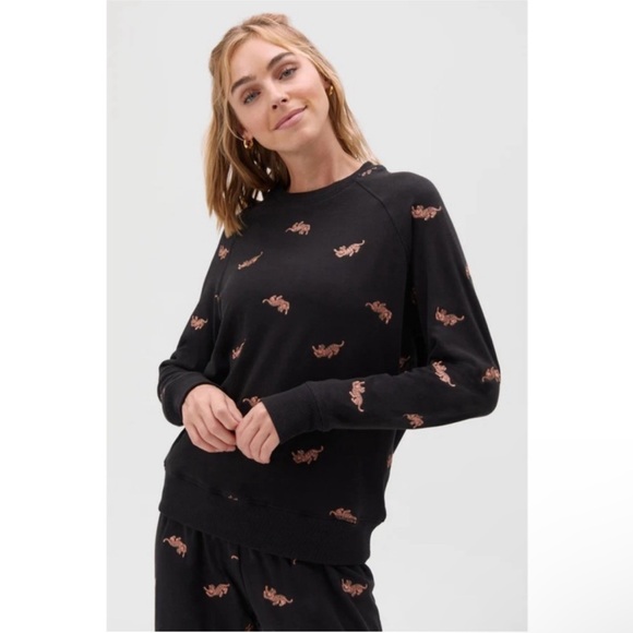 Spiritual Gangster Tiger Old School Pullover In Black Dits - Picture 2 of 8